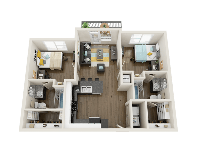 Floor Plans Signature Hartwell Village Apartments Near Clemson